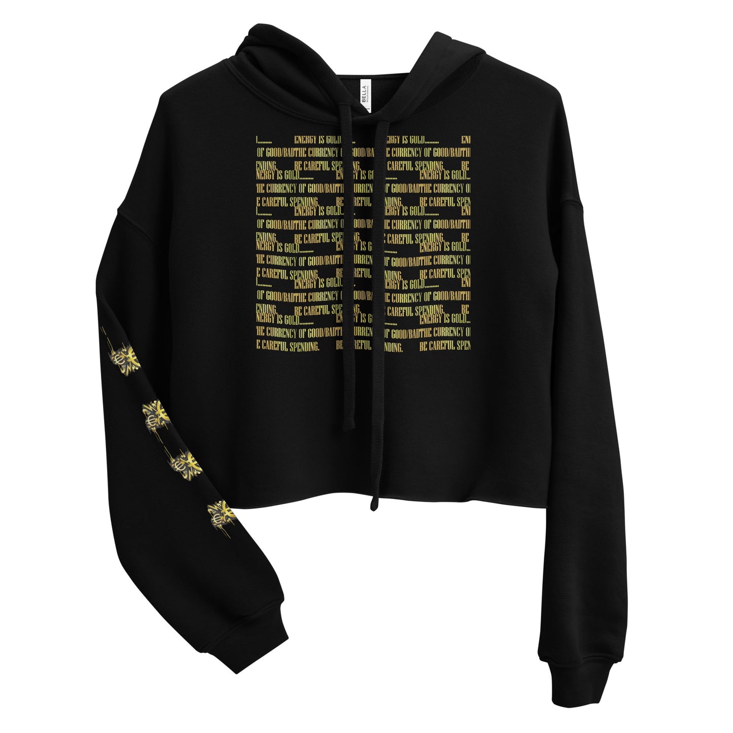 energy, Crop Hoodie